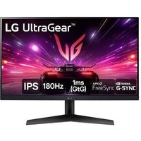 Monitor Gamer LG UltraGear 24", FHD, 180Hz, 1ms, IPS, DP e HDMI, HDR10, FreeSync, G-Sync - 24GS60F-B