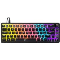 Teclado Mecanico Gamer Kalkan Drakar, RGB, Switches YH Marrom, Layout 65%, USB Tipo-C, ABNT2, Preto - KLK00052