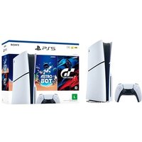 Console Sony PlayStation 5, Com Leitor de Discos, SSD 1TB, Controle Sem Fio DualSense + 2 Jogos