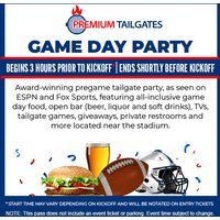 Premium Tailgate Party: Texas Longhorns vs. Texas A&M Aggies