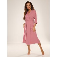 Bathrobe model 187067 De Lafense - L - Pink