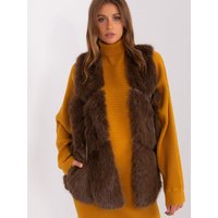 Gilet model 187536 AT - S/M - Brown