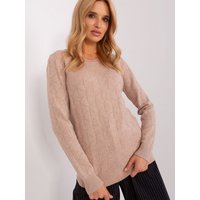 Jumper model 187554 AT - ONE-SIZE-FITS-ALL - Beige