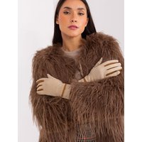 Gloves model 188835 AT - S/M - Beige