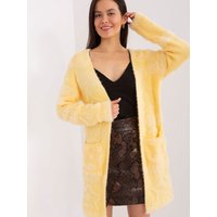 Cardigan model 189211 AT - ONE-SIZE-FITS-ALL - Yellow