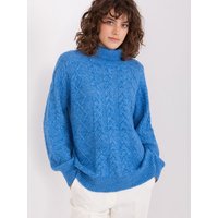 Turtleneck model 189230 AT - ONE-SIZE-FITS-ALL - Blue