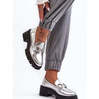 Heeled low shoes model 189876 Step in style - 39 - Grey