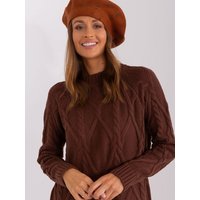 Beret model 191127 AT - ONE-SIZE-FITS-ALL - Brown