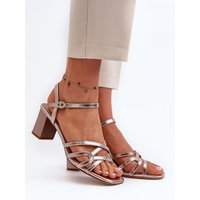 Heel sandals model 195745 Step in style - 38 - Yellow
