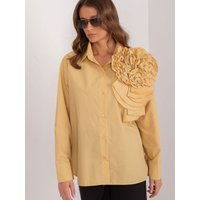Long sleeve shirt model 196566 Lakerta - S/M - Yellow