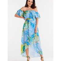 Long skirt model 196622 awama - S/M - Multicolor
