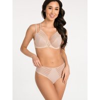 Brazilian style panties model 198063 Gorsenia Lingerie - S - Beige