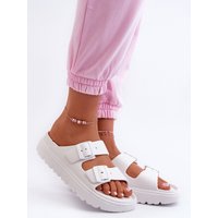 Platform sandals model 198281 Step in style - 38 - White