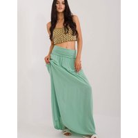 Long skirt model 198372 Och Bella - S - Green