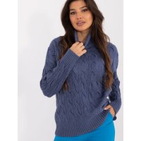 Turtleneck model 199441 AT - ONE-SIZE-FITS-ALL - Blue