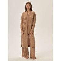 Long bathrobe model 199460 Henderson - L/XL - Beige