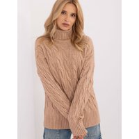 Turtleneck model 199521 AT - ONE-SIZE-FITS-ALL - Brown