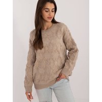 Jumper model 199641 AT - ONE-SIZE-FITS-ALL - Beige