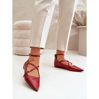 Ballet flats model 199807 Step in style - 37 - Red