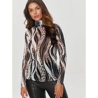 Blouse model 200053 Makadamia - 34 - Multicolor