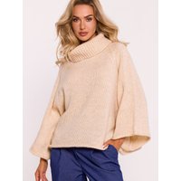 Turtleneck model 200915 Moe - ONE-SIZE-FITS-ALL - Beige