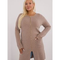 Jumper plus size model 201377 Factory Price - XL/XXL - Beige