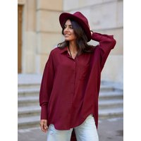 Long sleeve shirt model 201521 Roco Fashion - L/XL - Red