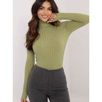Turtleneck model 203007 Factory Price - M/L - Green