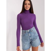 Turtleneck model 203012 Factory Price - M/L - Violet