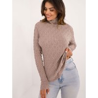 Turtleneck model 203188 AT - ONE-SIZE-FITS-ALL - Beige