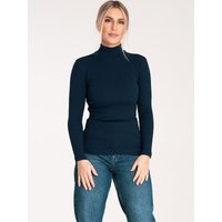 Turtleneck model 203358 Figl - S - Navy blue