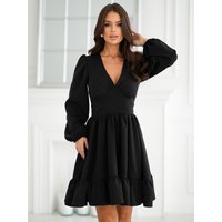 Cocktail dress model 203644 Bicotone - 42 - Black