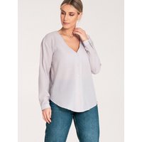 Long sleeve shirt model 204325 Figl - M - Grey
