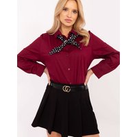 Long sleeve shirt model 204365 Italy Moda - ONE-SIZE-FITS-ALL - Red