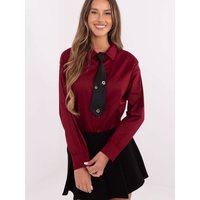Long sleeve shirt model 204398 Italy Moda - ONE-SIZE-FITS-ALL - Red