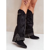 Heel boots model 204658 Step in style - 40 - Black