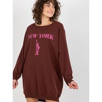 Sweatshirt model 206003 Factory Price - ONE-SIZE-FITS-ALL - Pink