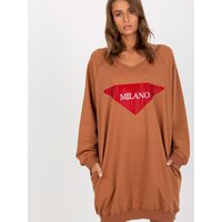 Sweatshirt model 206029 Factory Price - ONE-SIZE-FITS-ALL - Brown