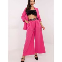 Women trousers model 206409 Italy Moda - ONE-SIZE-FITS-ALL - Pink