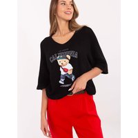 Jumper model 206727 Italy Moda - ONE-SIZE-FITS-ALL - Black