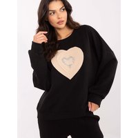 Sweatshirt model 206966 Italy Moda - ONE-SIZE-FITS-ALL - Black