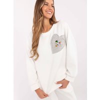 Sweatshirt model 207029 Italy Moda - ONE-SIZE-FITS-ALL - Beige