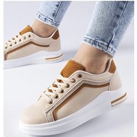 Platform sneakers model 207566 Solea - 40 - Beige