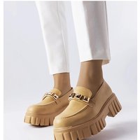 Mocassin model 207648 Solea - 38 - Beige