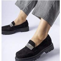 Mocassin model 207662 Solea - 38 - Black