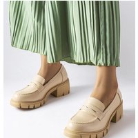 Mocassin model 207686 Solea - 40 - Beige