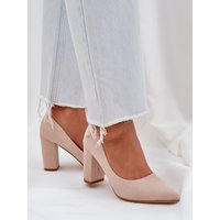 Block heel pumps model 208442 Step in style - 36 - Beige
