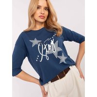 Blouse model 208564 Factory Price - S - Blue