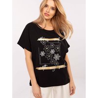 Blouse model 208586 Factory Price - M - Black