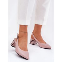 Heel sandals model 209776 Step in style - 40 - Pink